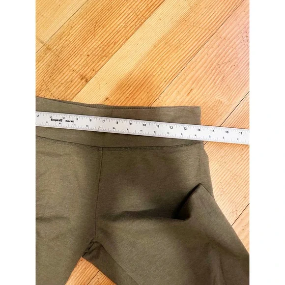 Aerie Women's Green Cotton Leggings sz L - Picture 5 of 7